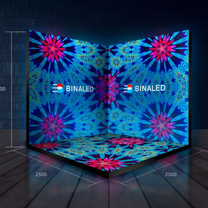 P1.95 p2.6 parete <span class=keywords><strong>Video</strong></span> a LED per sala espositiva 7680Hz LED nero VFX VR VP XR Extended Reality Studio di produzione virtuale - Product Image 5