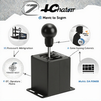 Sim Jack HQS-R8 H Levier de vitesses 7+R PC USB Joystick avec volant de jeu et frein à main pour Logitech G29/G27/G25/G920