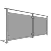 Cristal Balustrades En Acier Inoxydable Mains Courantes Post Pour La Conception D'escalier