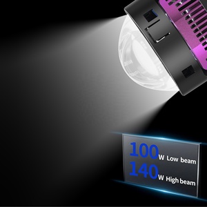 Lampu Bi Led Daya Tinggi <span class=keywords><strong>3</strong></span> Inci 140W 20000lm Warna Putih Dengan Kipas Pendingin H4 Proyektor Lampu Depan Led Laser Lensa Proyektor Bi Led - Product Image 3