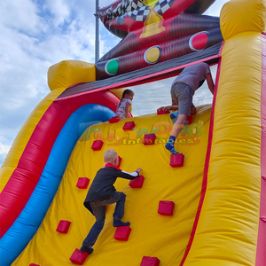 Pista de obstáculos inflable gigante para exteriores, para adultos, tipo parcours d'obstacles gonflable. - Product Image 6