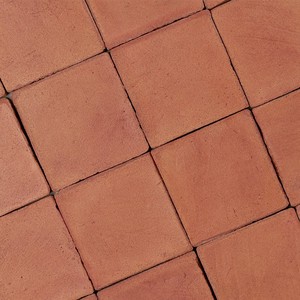 Piastrelle in Ceramica Chroma Corail 10x10, Piastrelle Rosse in Terracotta per Pavimenti e Pareti - Product Image 3