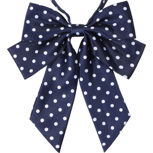 Nœud papillon tendance à pois en tissu vert, rose et bleu marine, faible MOQ, articles cadeaux souvenirs, accessoires pour filles, nœud pour chemise d'<span class=keywords><strong>uniforme</strong></span>, nœud pour maillot de bain - Product Image 5