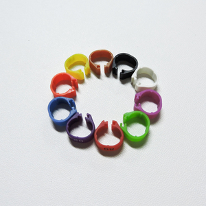 Luxe duivenringen, kleurrijke beenbanden van duurzaam en herbruikbaar plastic, voor alle seizoenen, groothandel duivenartikelen. - Product Image 1