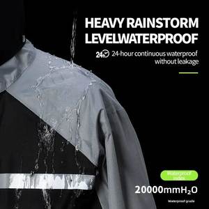 Tuta <span class=keywords><strong>Impermeabile</strong></span> Riflettente Ecologica per Tour all'Aperto e Motociclismo - Product Image 2