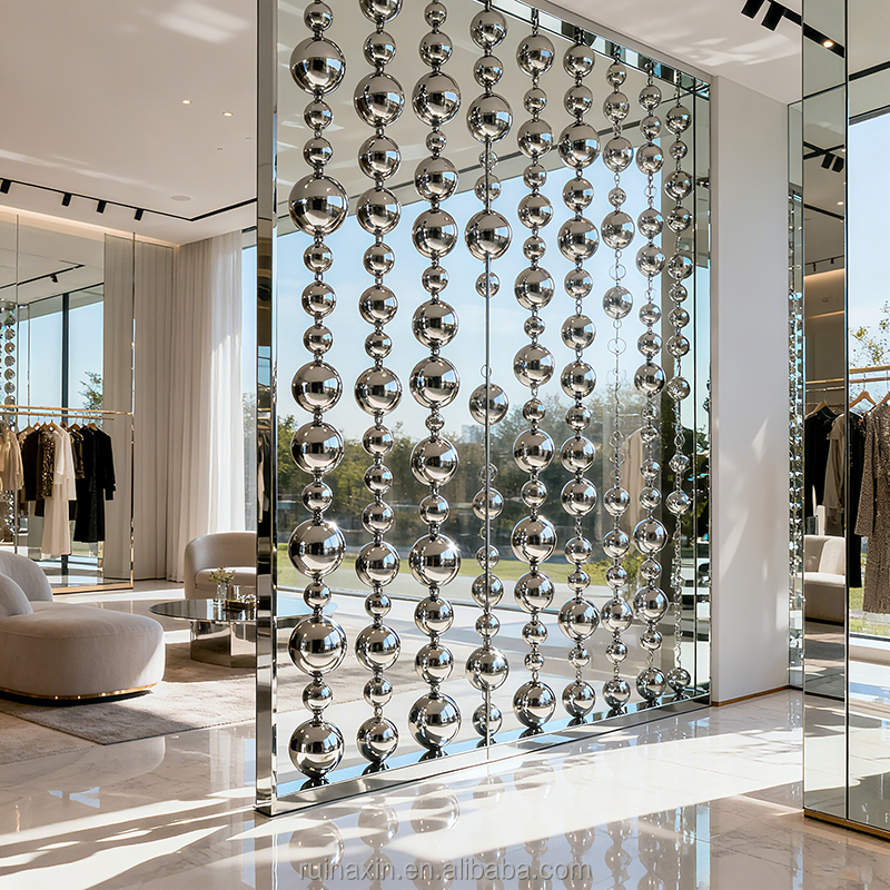 Large Modern Shiny Polished Stainless Steel