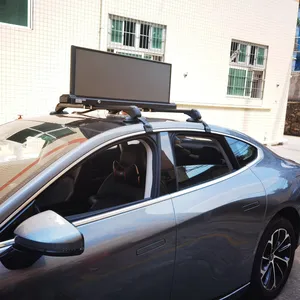 タクシートップP5LEDデジタルディスプレイフルカラー4G/WifiLEDディスプレイスクリーン屋外防水車の屋根移動広告看板
