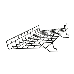 Chrome Slatwall Wire <strong>Basket</strong> for Supermarket Wall T-Shirt <strong>Display</strong> Racks Holders Metal Metal <strong>Baskets</strong> for Grid Panel - Product Image 5