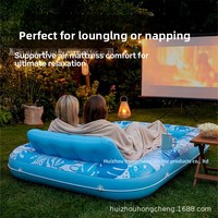Lit flottant gonflable personnalisé en PVC pour piscine extérieure, avec dossier pour adultes, pour bronzer, tailles L et XL