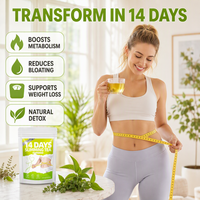 Sachets de tisane sans sucre, à base de plantes séchées, scellés individuellement, 5g*14, pour adultes, gestion du poids, détox, soutien minceur, mélange de plantes naturelles