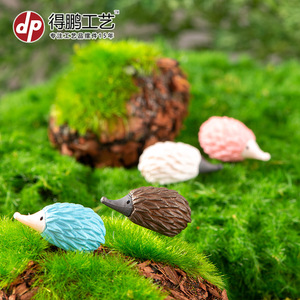 Figuras de Resina de Erizo de Dibujos Animados, Lindas y Realistas, D1450, Accesorios de Decoración para Jardín, Moldeadas por Inyección y Pintadas - Product Image 4