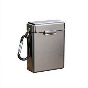 กล่องเก็บเกลือสแตนเลสอะลูมิเนียมแบบกำหนดเองสำหรับการตั้งแคมป์กลางแจ้ง การเดินทาง การเจาะสำหรับงานกลึงซีเอ็นซี ผงสำหรับงานกลึงซีเอ็นซี - Product Image 1