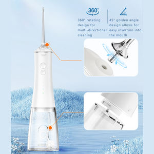 เครื่องทำความสะอาดช่องปากแบบพกพาไร้สาย 300 มล. ชาร์จซ้ำได้ กันน้ำระดับ IPX7 เครื่องฉีดน้ำทำความสะอาดฟันแบบไฟฟ้า พกพาสะดวกสำหรับการเดินทาง - Product Image 4