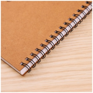 Bán buôn tùy chỉnh A4/A5/A6 Kích cỡ xoắn ốc giấy kraft bìa dây ràng buộc tái chế cuộn dây máy tính xách tay với bút bi với số lượng lớn - Product Image 5