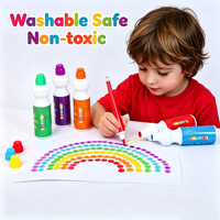 Marqueur de Graffiti à Pointe Géante en Mousse 15mm 70ml, Stylo de Gribouillage Coloré pour Enfants, Encre à Séchage Rapide, Vente Directe Usine