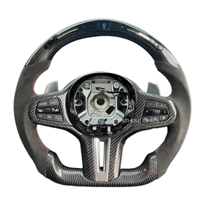 G X3 X4 X5 X6 X7 M2 M3 M4 M5 Volant en fibre de <span class=keywords><strong>carbone</strong></span> utilisé pour BMW G01 G02 G05 G06 G07 G29 G26 G08 G70 G87 G80 G82 G83 G90 - Product Image 3