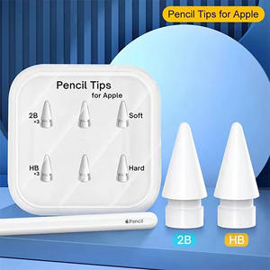 2B/hb pour <span class=keywords><strong>Apple</strong></span> <span class=keywords><strong>Pencil</strong></span> Première et <span class=keywords><strong>deuxième</strong></span> <span class=keywords><strong>génération</strong></span> pour IPad Needle Mute Original Replacement - Product Image 1