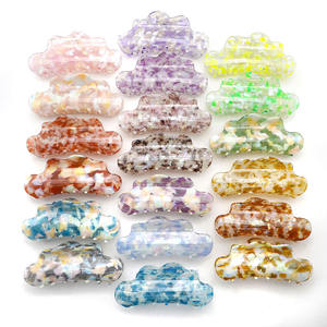 Moda Hot-seller bordo ondulato 13cm XXL acetato artigli per capelli di alta qualità da donna su misura per capelli a nuvola - Product Image 1