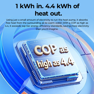 Pompe à chaleur air-eau à faible consommation <span class=keywords><strong>d</strong></span>'énergie, systèmes de <span class=keywords><strong>chauffage</strong></span> et de production <span class=keywords><strong>d</strong></span>'eau chaude, échangeur de chaleur, conduits, fiabilité, prix, à vendre - Product Image 6