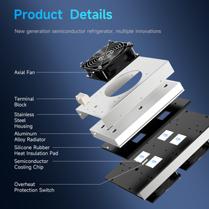 Armoire de commande ENMG Réfrigération et climatisation HETA Pad Refroidisseur thermoélectrique Armoire industrielle Dispositif de refroidissement - Product Image 4