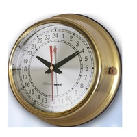 Horloge marine à quartz 370204 pour navires, boîtier en cuivre durable, chronomètre marin Baoxing avec certificat CCS, compatible OLIVER