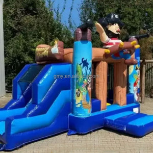 Structure gonflable <span class=keywords><strong>Pirate</strong></span> Ship pour enfants, aire de jeux gonflable intérieure, usage commercial - Product Image 3
