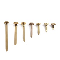 Clips de bureau miniatures en laiton populaires en gros, toutes tailles, tête ronde, attaches métalliques pour classeurs, œillets pour le bureau et l'école