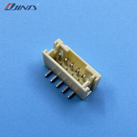 Conector PH-LT-5A de 2.00mm y 90 Grados, 5 Pines, con Carcasa de Nylon, Conector SMT para PCB, Latón Estañado, 2A 100V, Montaje en Placa