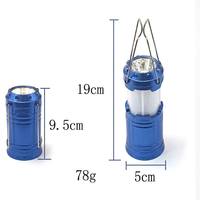 Linterna de Camping LED Súper Brillante, Portátil, ABS, IP65, Imprescindible para Emergencias al Aire Libre, Cortes de Energía, Plegable, Luces de Supervivencia, Pesca