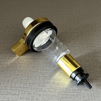 Tête de pompe de distributeur de parfum doré 20ml avec écailles pour décoration de parfum Accessoires de barre de parfum doré Tête de distributeur dorée