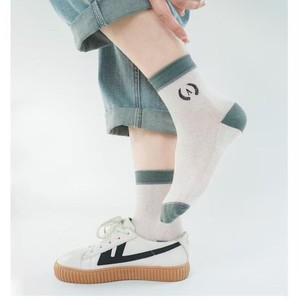 Ankle <b>Socks</b> Women Breathable Sweat Absorbing Solid Color <b>Polyester</b> Fiber Casual <b>Socks</b> - Product Image 2