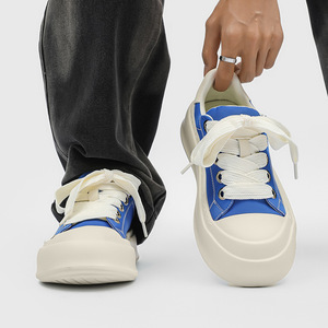 Sneakers Casual da Uomo 2026 di Tendenza con Suola in Schiuma <span class=keywords><strong>Ultra</strong></span> Leggera e Rialzo Interno, in Tela con Suola Spessa - Product Image 5