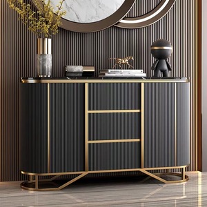 Mobile e Credenza <span class=keywords><strong>da</strong></span> <span class=keywords><strong>Soggiorno</strong></span> Moderni di Lusso con Design a Pannelli, in Legno Ecologico per Uso Alberghiero, Fabbricato in Cina - Product Image 3