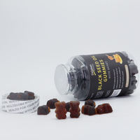 Gummies véganes d'huile de graines de cumin noir en gros sous marque privée OEM pour la minceur, la santé des cheveux et de la peau