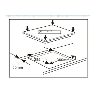 <span class=keywords><strong>Vitro</strong></span> Glass Induction Cooker Uso doméstico Cocina eléctrica portátil Inducción 2800W - Product Image 3