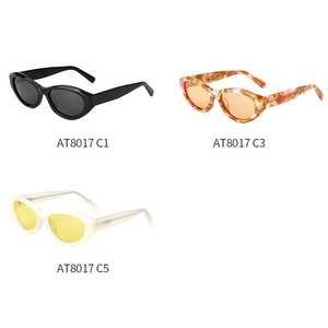 Lunettes de soleil œil de chat tendance, ovales, vente en gros, personnalisables avec logo, vintage, en acétate pour hommes, modèle 2026 - Product Image 5
