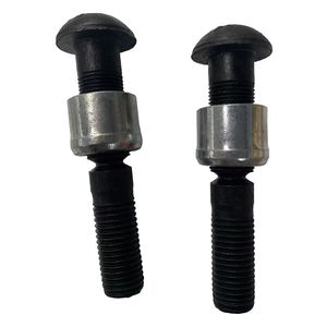 Attaches de maille vibrantes à rivet solide à tête ronde de haute qualité avec boulons de <span class=keywords><strong>hack</strong></span> noirs de conception de fente d'anneau avec collier - Product Image 5