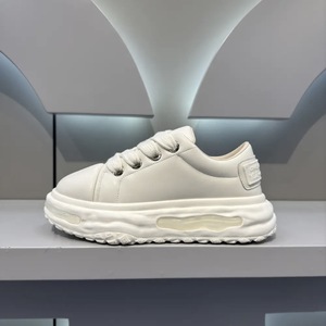 Zapatillas Casuales de Microfibra para Hombre, con Cordones, Transpirables, Antideslizantes, Plataforma Plana de EVA, con Aumento de Altura, a la Moda - Product Image 1