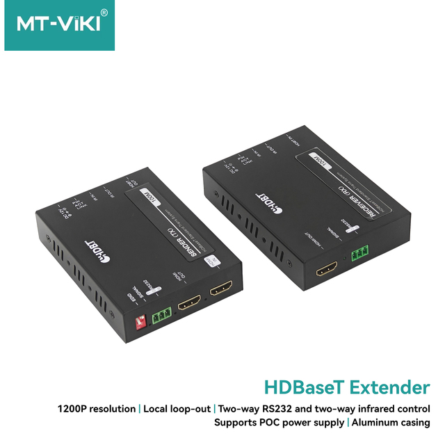 Support Hdmi1.3 Hdcp1.4 Broadband 0-38Khz 5.3Gbps Two-Way Transmission 100M Hdbaset Network Cable Extender