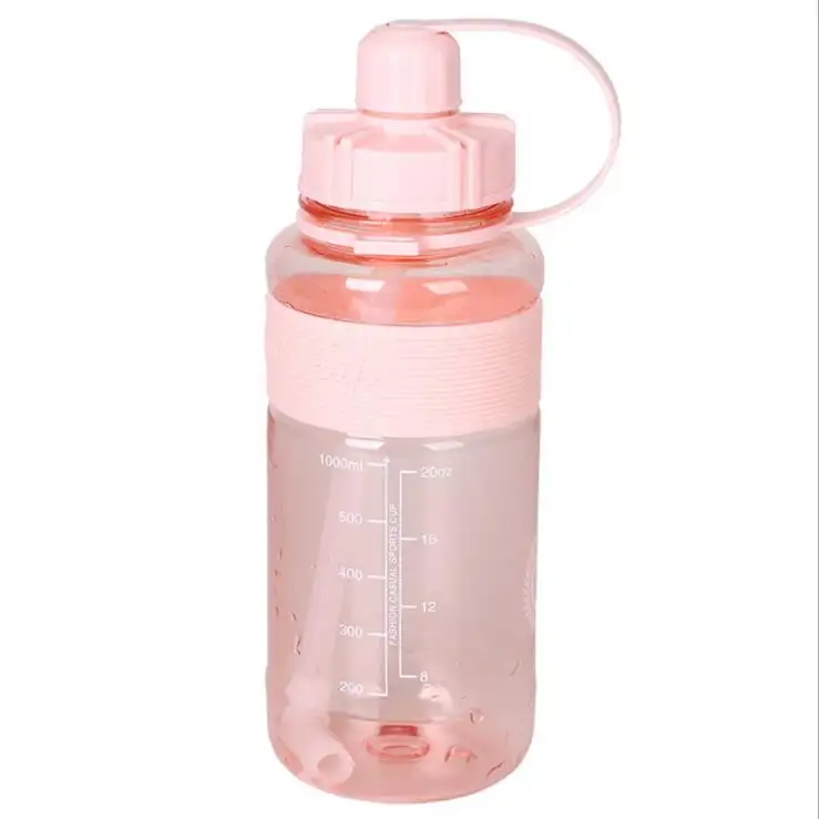 BPA Free 600ml 1000ml 1500ml 2000ml Plastic Water Bottles Plastic Outdoor Sport Water Bottles Running Cycling Water Bottles