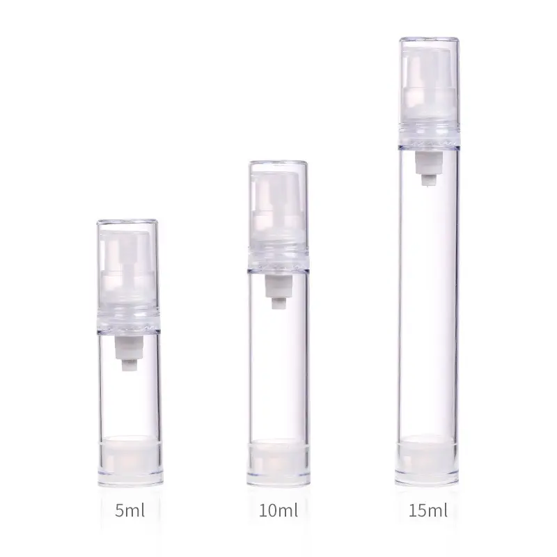 15Ml Plastic Lotion Luchtloze Spuitpompfles Plastic Cosmetische Fles 5Ml 10Ml