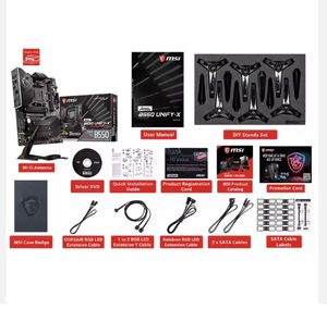 Para <span class=keywords><strong>MSI</strong></span> MEG <span class=keywords><strong>B550</strong></span> 128 ATX <span class=keywords><strong>placa</strong></span> <span class=keywords><strong>base</strong></span> de escritorio AMD <span class=keywords><strong>B550</strong></span> Chipset AM4 Socket DDR4 interfaz SATA de un solo canal GB - Product Image 2