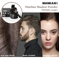 Poudre Noire pour Racine Cheveux Marque Blanche, Anti-Vent et Anti-Transpiration, Dissimulant Instantané, Fibres Capillaires Organiques pour Ligne des Cheveux