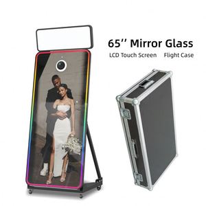 Espejo Ovalado para Selfies de 70 Pulgadas Personalizado por el Proveedor, Compatible con Cámaras Réflex, Pantalla Táctil, Cabina de Fotos, Espejo Mágico de Autoservicio - Product Image 3