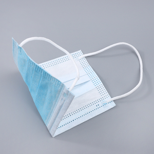 Masque chirurgical jetable non tissé 3 plis avec boucles d'oreille, masque facial médical certifié CE, filtration à 98%, usage adulte - Product Image 6