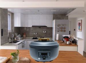 Machine robotisée intelligente <span class=keywords><strong>auto</strong></span>-cuisson Batterie de cuisine blanche automatique Outils de cuisine modernes et intelligents Couvercles de machine de cuisson Huile de cuisine - Product Image 6