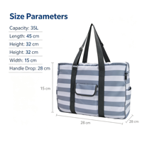 Sac fourre-tout en toile de couleur unie pour femme BSCI, grande capacité, sac à main avec bretelles réglables, résistant à l'eau, pour les courses quotidiennes