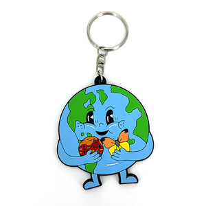 พวงกุญแจยางนิ่มแบบกำหนดเอง โลโก้ 2 มิติ 3 มิติ พวงกุญแจยาง PVC ส่วนตัว - Product Image 3