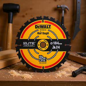 Hoja Circular Dewalt Elite de 184 mm y 24 Dientes, Resistente para Cortar Madera - Product Image 3