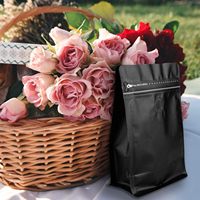 Nouveau design bloc carré fond vide compostable feuille d'aluminium gousset latéral sacs à café valve étanche à l'humidité pour gelée d'aliments pour animaux de compagnie